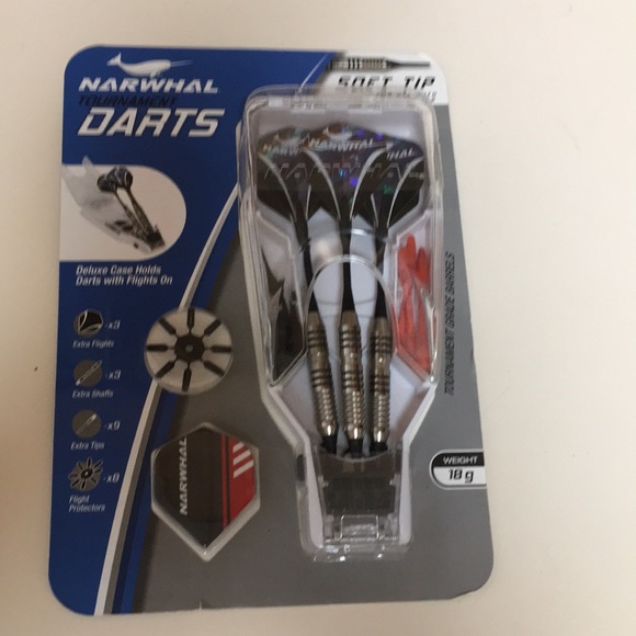 Narwhal Soft Tip Tournament Darts - Picture 1 of 7